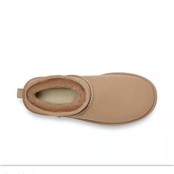 NIB UGG Ultra Mini Boots- Beige - Picture 2 of 8